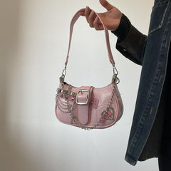 Women's All-match Leisure Chain Sweet Cool Underarm Bag