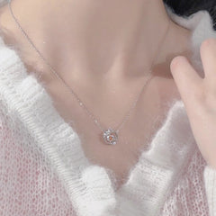 Beating Heart Necklace Women's Pendant High Sense Niche