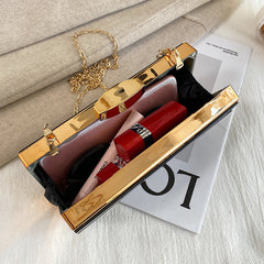 Women's High-end Patch Acrylic Evening Bag