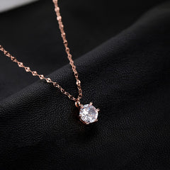 Fashion Personalized Summer Solitaire Necklace Women