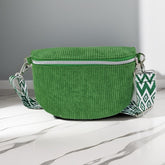 Large Capacity Female Shell Corduroy Shoulder Bag