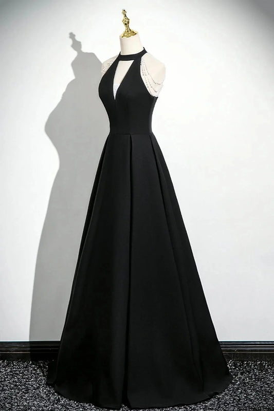 A-Line Prom Dress Elegant A-Line Evening Party Dress simple gentle atmospheric and unique desi Brin by YiHuiw