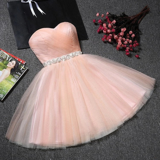 Satin Light blue Simple Short Prom Dress Mini Homecoming dress for teens Cocktail Dresses simple gentle atmospheric and unique desi Bring summer colors to enhance whiteness by YiHuiw