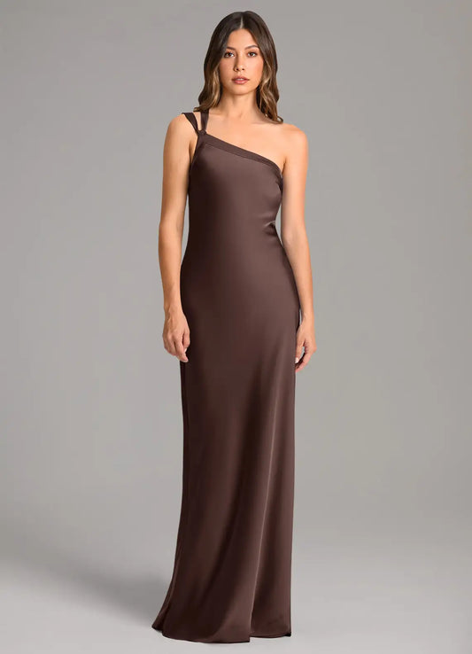 Mermaid Satin Floor-Length Wedding Dress - Yihuiw by Yihuiw