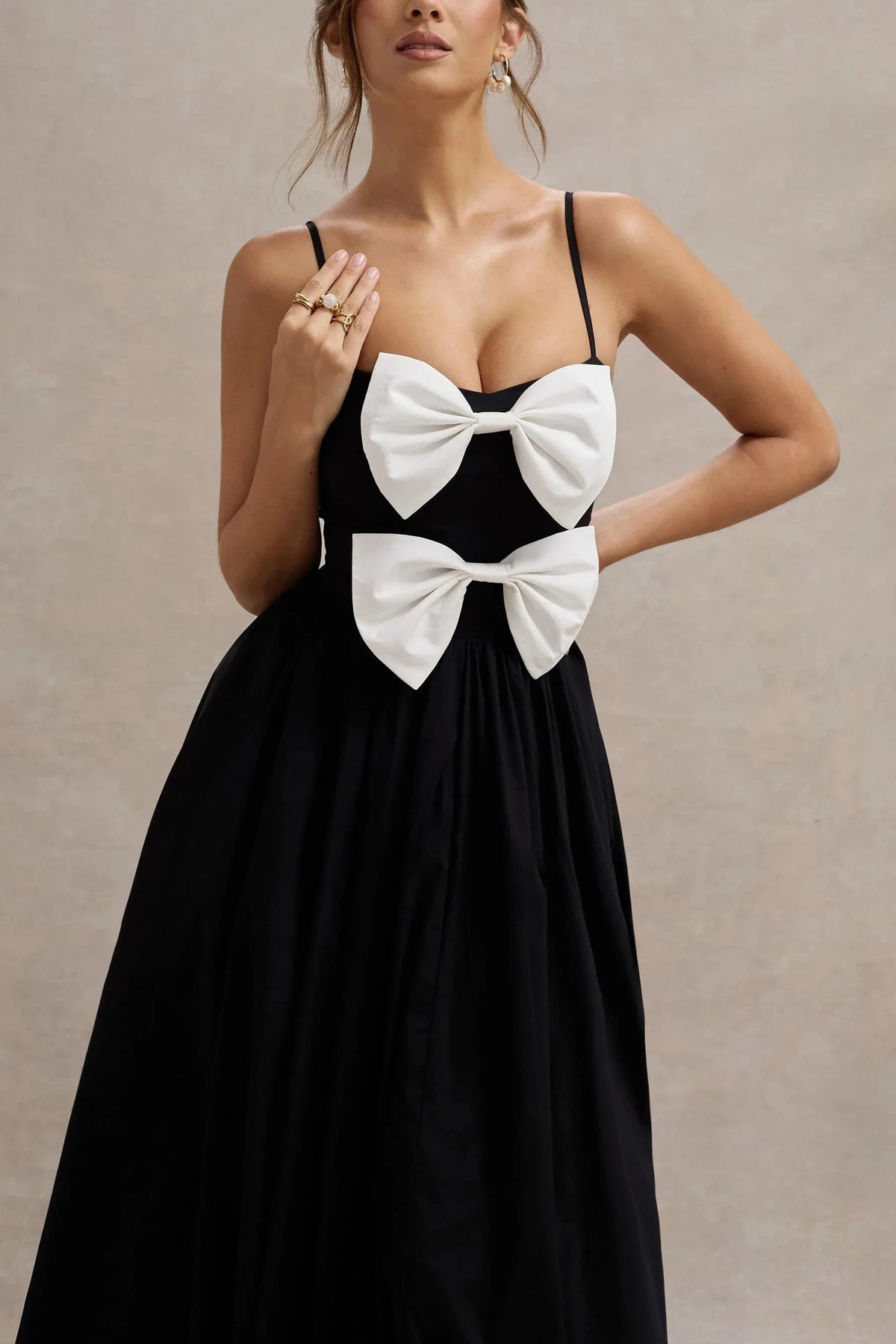 Daring A Line Strapless Sleeveless Bow Accent Floor Length Prom Dress by YiHuiw