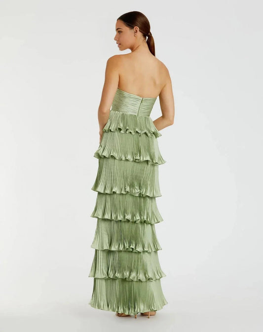 Elegant A-Line Sweetheart Sleeveless Open Back Floor Length Prom Dress by YiHuiw