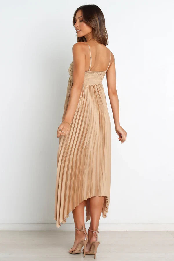 Sweetheart Asymmetric Midi Wedding Dress - Yihuiw by Yihuiw