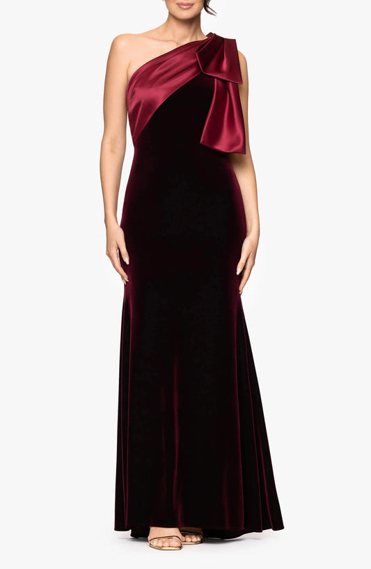 Luxe Mermaid One-Shoulder Sleeveless Solid Back Floor Length Hot Sale Prom Dress by YiHuiw