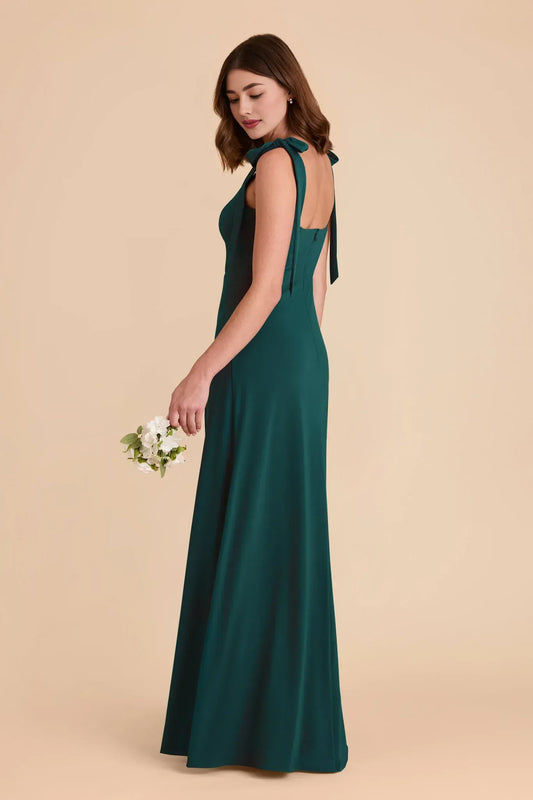 A-Line Square Neck Floor-Length Wedding Dress - Yihuiw by Yihuiw