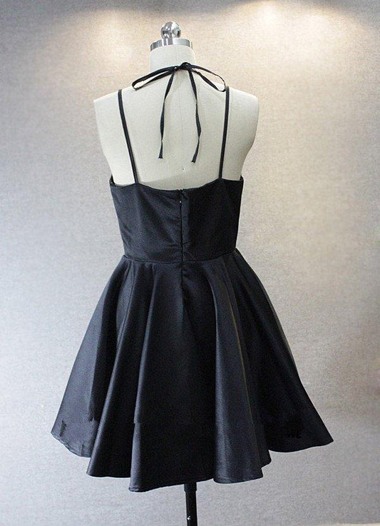 Navy Blue Short Prom Dress Juniors Homecoming Dresses simple gentle atmospheric and unique desi Bring summer colors to enhance whiteness by YiHuiw