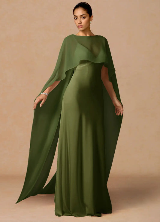 Mermaid Satin Floor-Length Wedding Dress - Yihuiw by Yihuiw