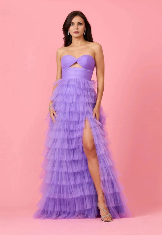 Romantic Ballgown Sweetheart Sleeveless Lace Up Back Floor Length Prom Dress by YiHuiw