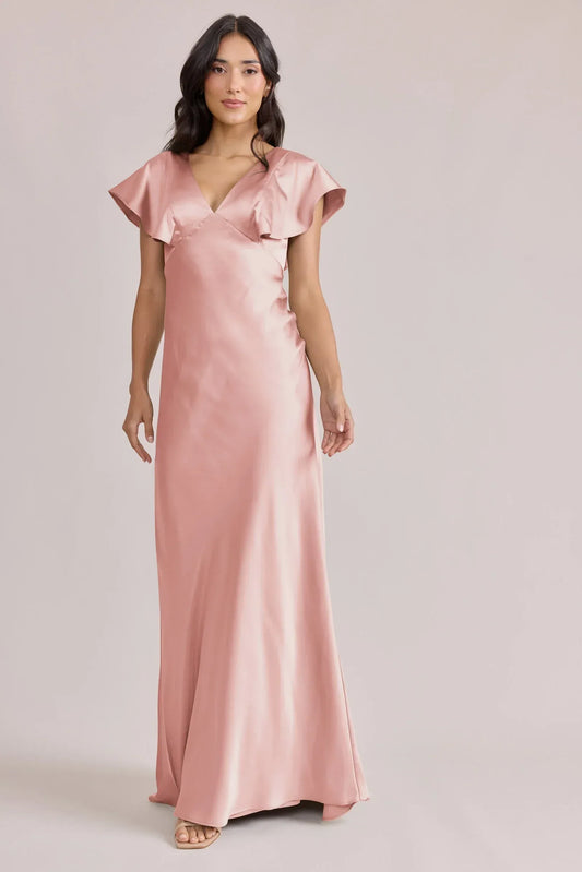Mermaid Satin Mini Wedding Dress - Yihuiw by Yihuiw
