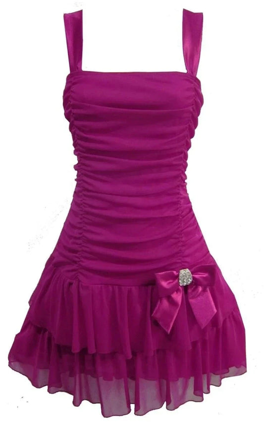 Simple Chiffon Short Party Dress Cocktail Dresses Homecoming Dress simple gentle atmospheric and unique desi Brin by YiHuiw