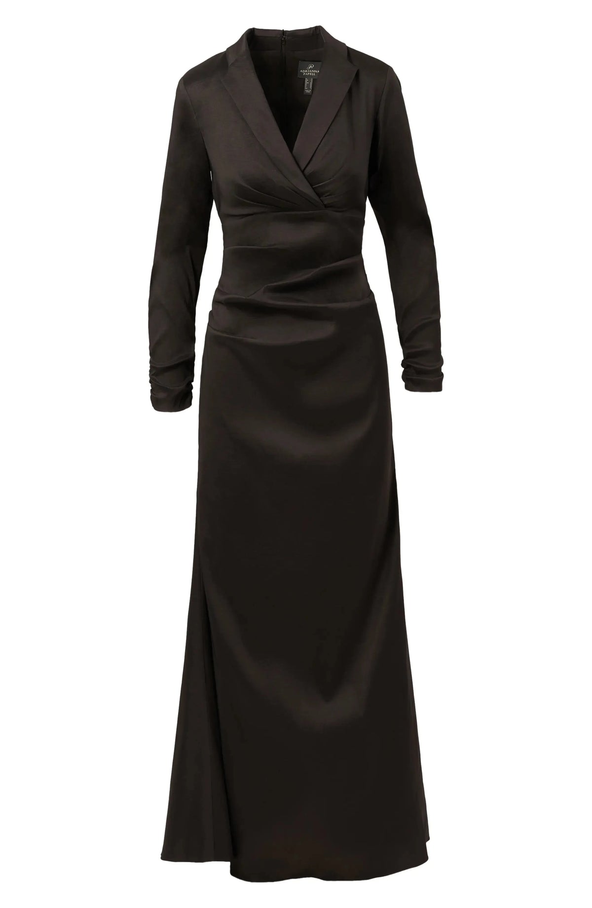 Sleek Mermaid Blazer Neck Long Sleeve Solid Back Floor Length For Sale Prom Dress by YiHuiw