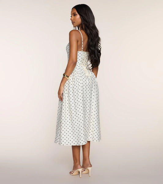 A-Line Sweetheart Lace Midi Wedding Dress - Yihuiw by Yihuiw