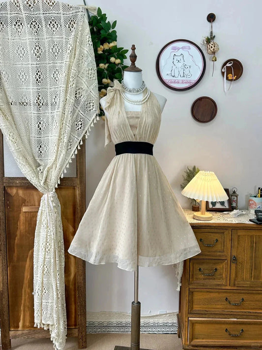 Vintage Short Party Dress Cocktail Dresses Homecoming Dress simple gentle atmospheric and unique desi Brin by YiHuiw