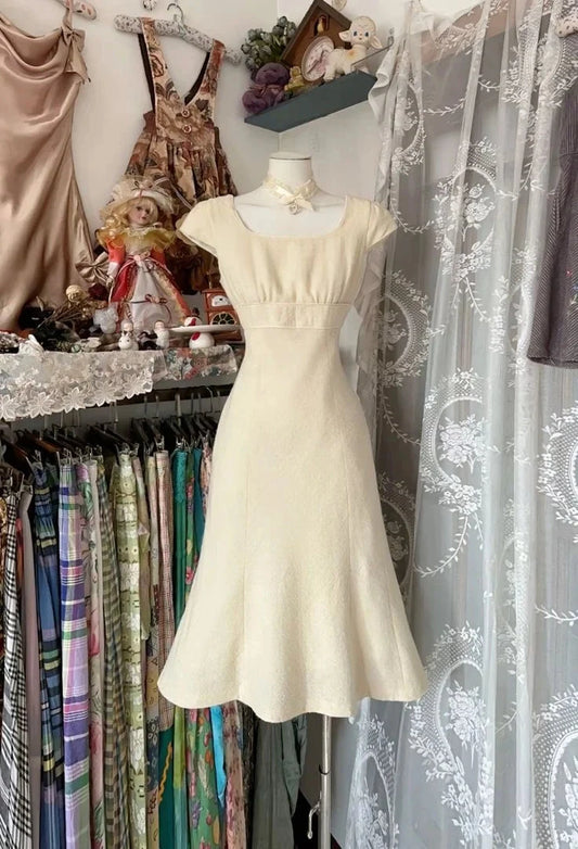 Vintage Short Party Dress Cocktail Dresses Homecoming Dress simple gentle atmospheric and unique desi Brin by YiHuiw