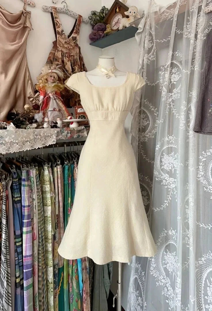 Vintage Short Party Dress Cocktail Dresses Homecoming Dress simple gentle atmospheric and unique desi Brin by YiHuiw