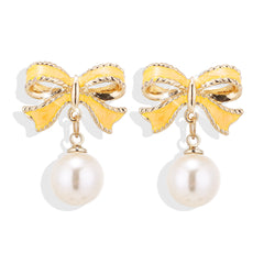 Silver Needle Drop Oil Niche Design Ear Studs