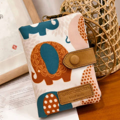 Multifunctional Tri-fold Fashion Multi-card-slot Printed Wallet