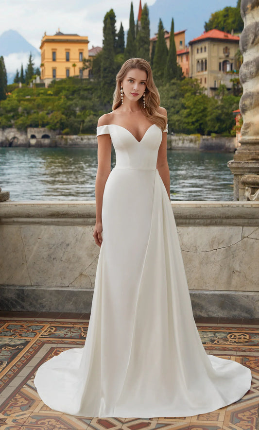 Mermaid Satin Wedding Dress - Yihuiw by Yihuiw