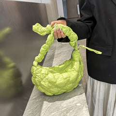 Fashion Pleated Clouds All-match Bubble Underarm Bag