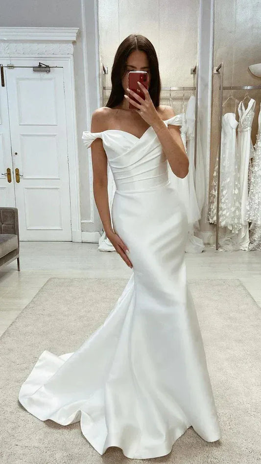 Mermaid Floor-Length Wedding Dress - Yihuiw by Yihuiw