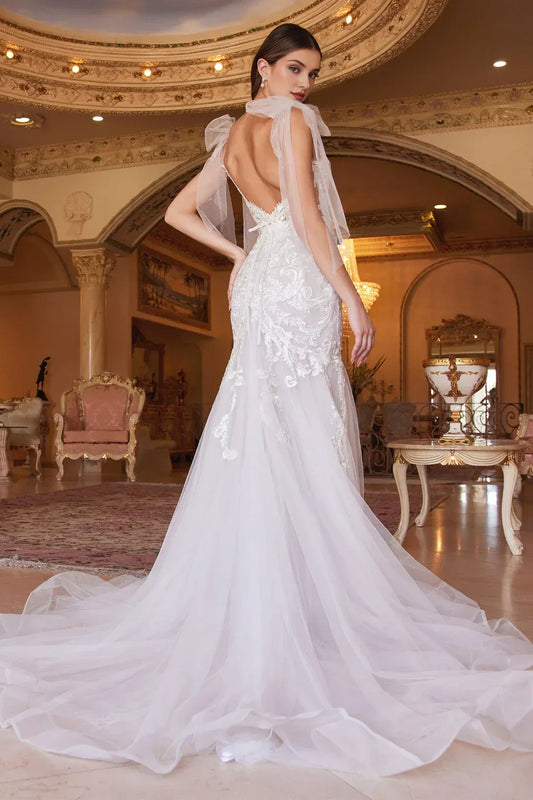 Mermaid Sweetheart Tulle Floor-Length Wedding Dress - Yihuiw by Yihuiw