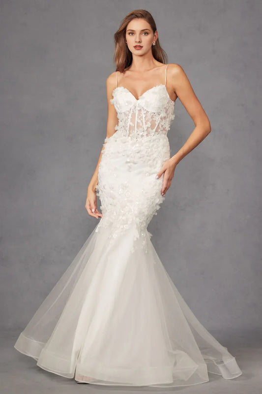 Mermaid Sweetheart Floor-Length Wedding Dress - Yihuiw by Yihuiw