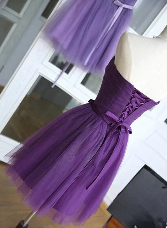 Lovely Purple Homecoming Dress , Cute Formal Dress by YiHuiw