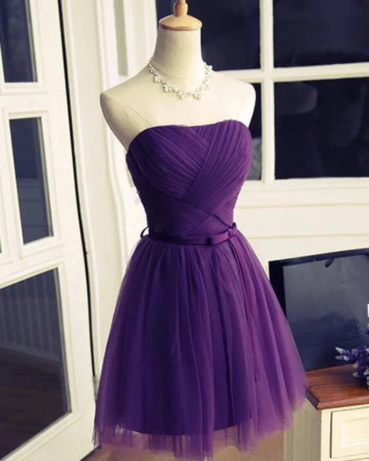 Lovely Purple Homecoming Dress , Cute Formal Dress by YiHuiw
