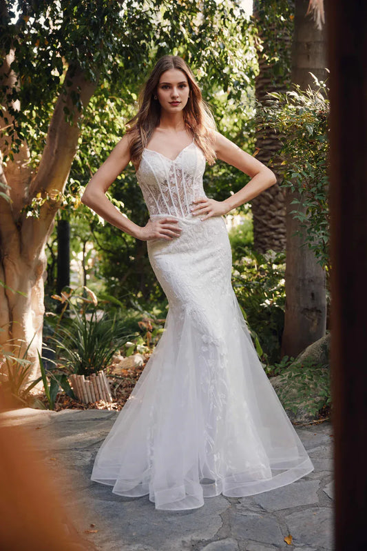 Mermaid Sweetheart Floor-Length Wedding Dress - Yihuiw by Yihuiw
