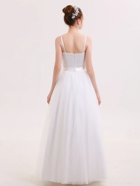 A-Line Sweetheart Floor-Length Wedding Dress - Yihuiw by Yihuiw