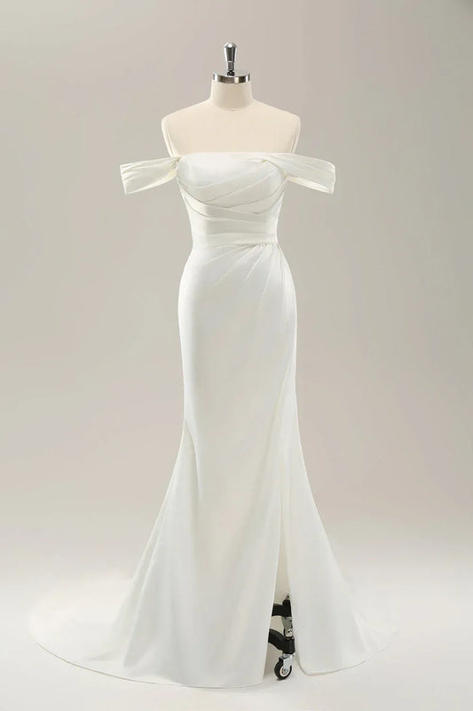Mermaid Floor-Length Wedding Dress - Yihuiw by Yihuiw