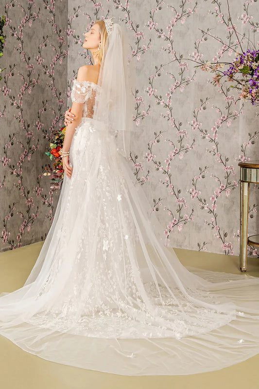 A-Line Sweetheart Floor-Length Wedding Dress - Yihuiw by Yihuiw