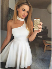 A-Line Cocktail Dresses Minimalist Dress Party Wear Cocktail Party Short / Mini Sleeveless Halter Neck Fabric with Pleats