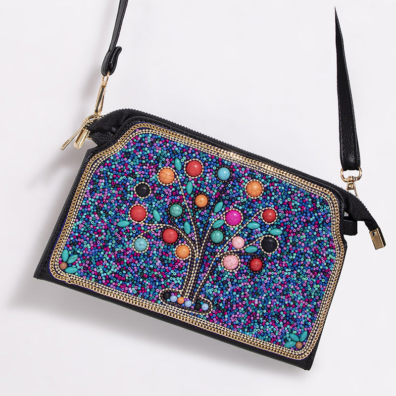 Mizhu Shell Flower Crossbody Bag