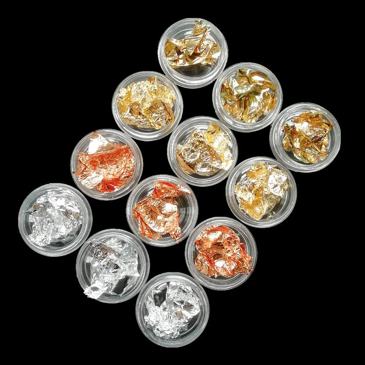 Nail Art Accessories Nail Tin Foil Hand Holding Foil Gold And Silver Foil Tin Foil Ultra-Thin Color Foil Sticker