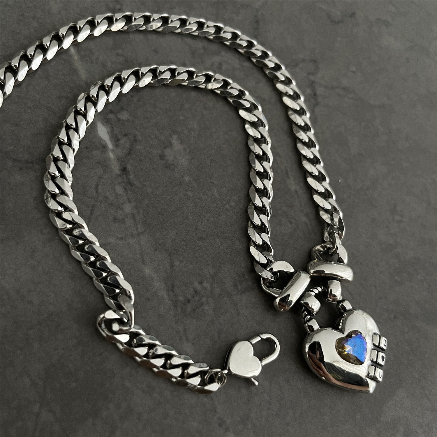 Heart Sweater Necklace Trendy Cute Design for All Seasons