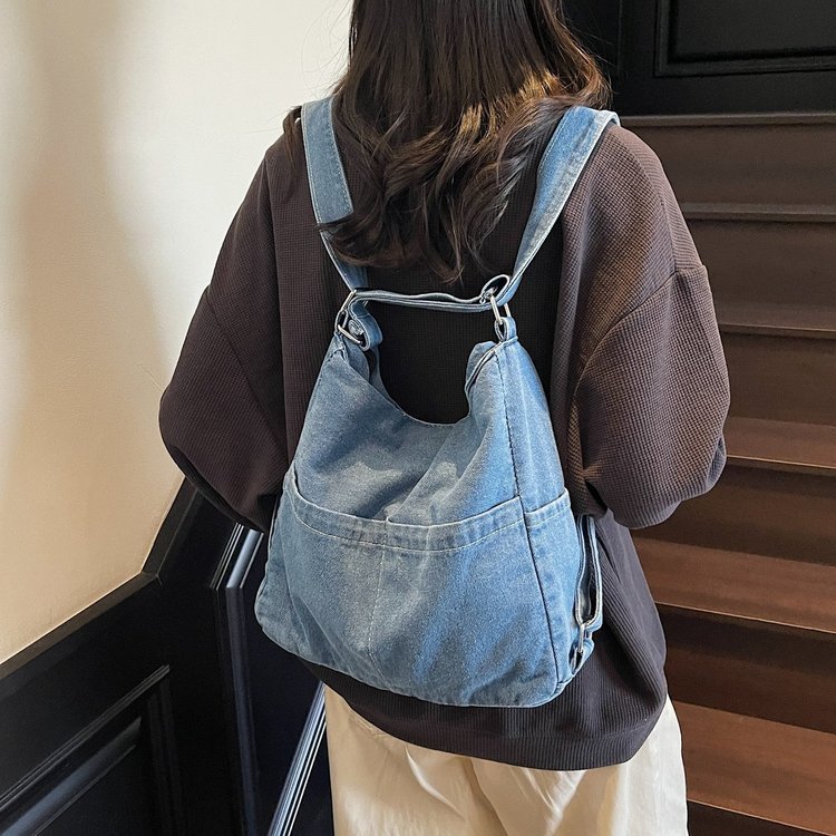 Artistic Denim Women's Large Capacity Messenger Bag