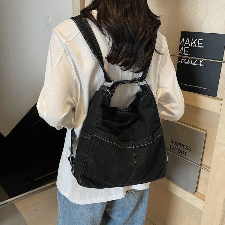 Artistic Denim Women's Large Capacity Messenger Bag