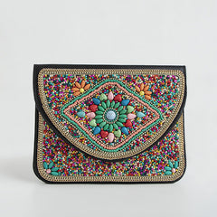 Bohemian Style Bag Bead Ethnic Style Satchel Shell Phone Bag