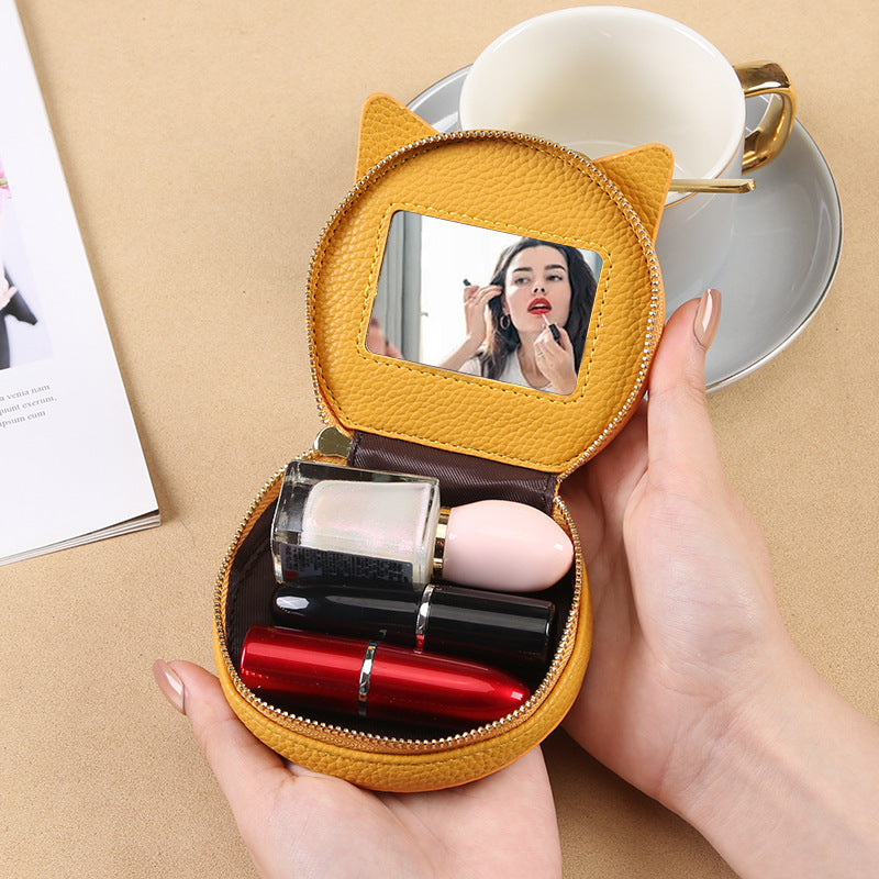 Cartoon Cat Women's Bag Change Lipstick City