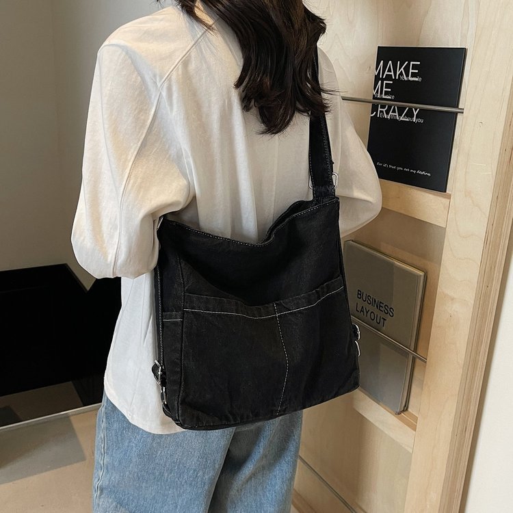 Artistic Denim Women's Large Capacity Messenger Bag