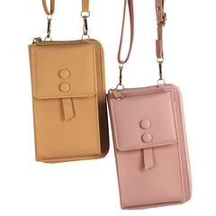 Women's Bag Shoulder Crossbody Pannier Bag Solid Color Simple Student Multi-purpose Package