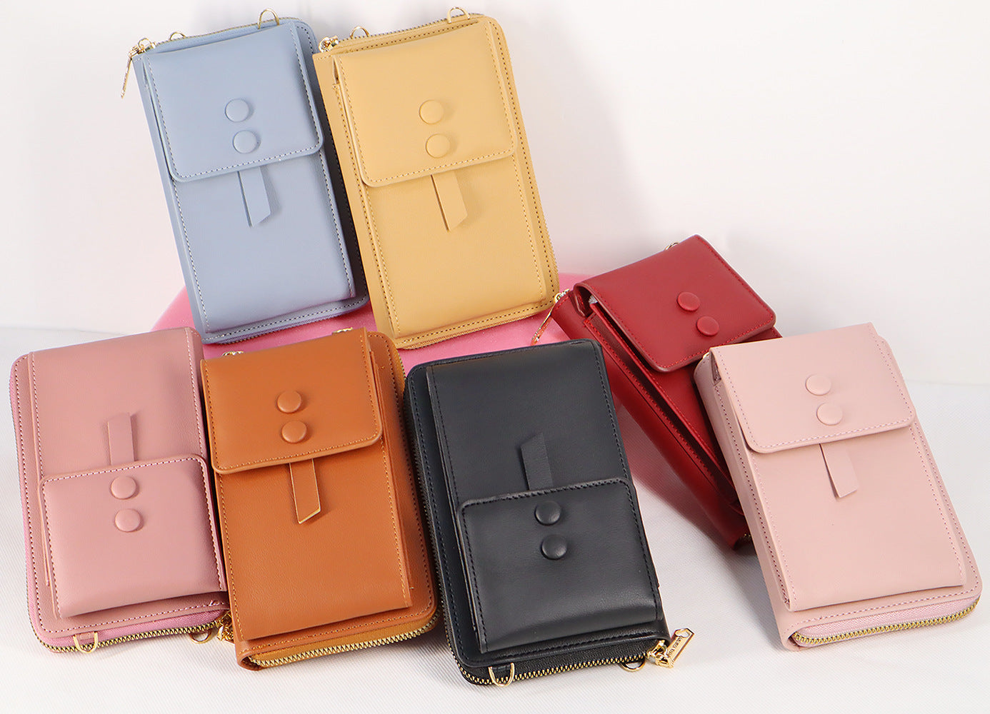 Women's Bag Shoulder Crossbody Pannier Bag Solid Color Simple Student Multi-purpose Package