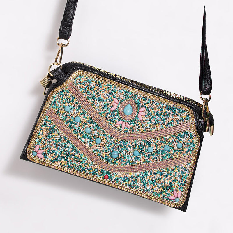 Mizhu Shell Flower Crossbody Bag