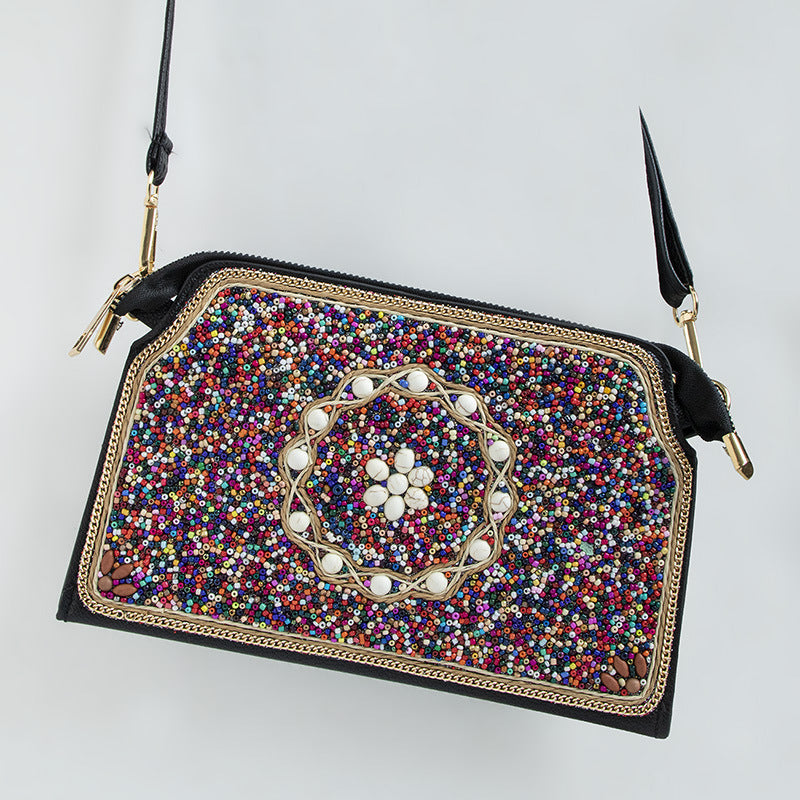 Mizhu Shell Flower Crossbody Bag