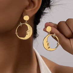 Simple Moon XINGX Earrings For Women